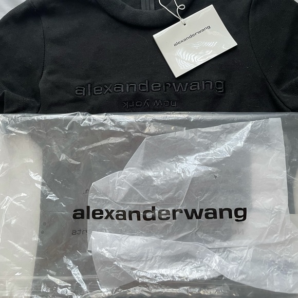 ALEXANDER WANG NWT SCUBA LOGO TOP - Picture 3 of 8